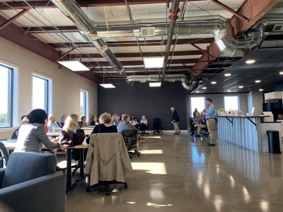Image of another workshop held at Sky City in the main area where the kitchen is